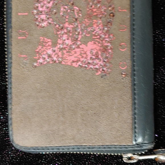 Juicy Couture y2k Vintage Velour Scottie Large Wallet - Picture 2 of 16